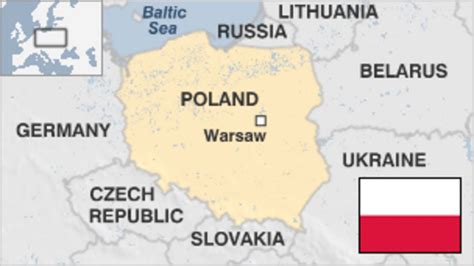 map of poland and ukraine today